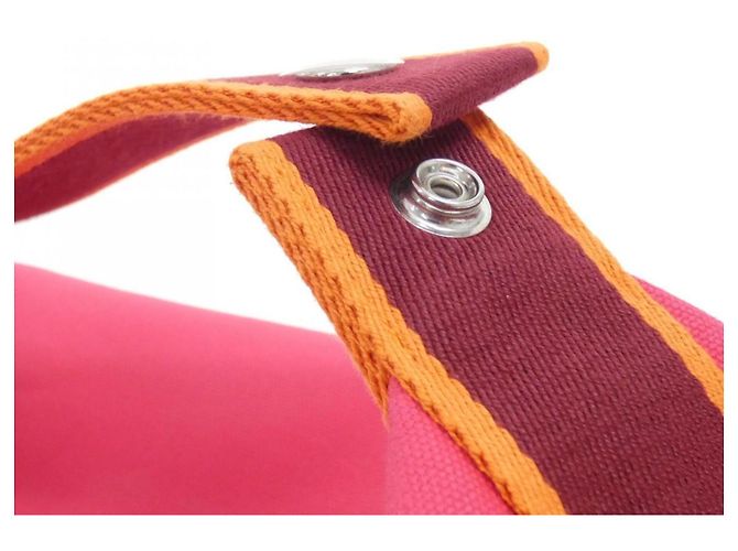 Hermès Hermes Bride à Black GM 103223M Handtasche und Beutel Pink - Ansicht 6