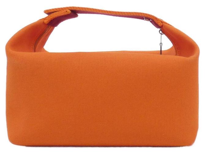 Hermès Hermes Bride à Black GM Handbag Pouch Rot Orange - Ansicht 2