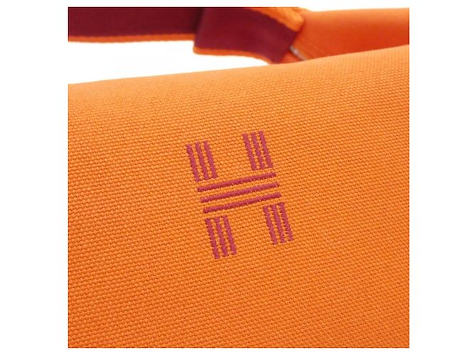 Hermès Hermes Bride à Black GM Handbag Pouch Rot Orange - Ansicht 4