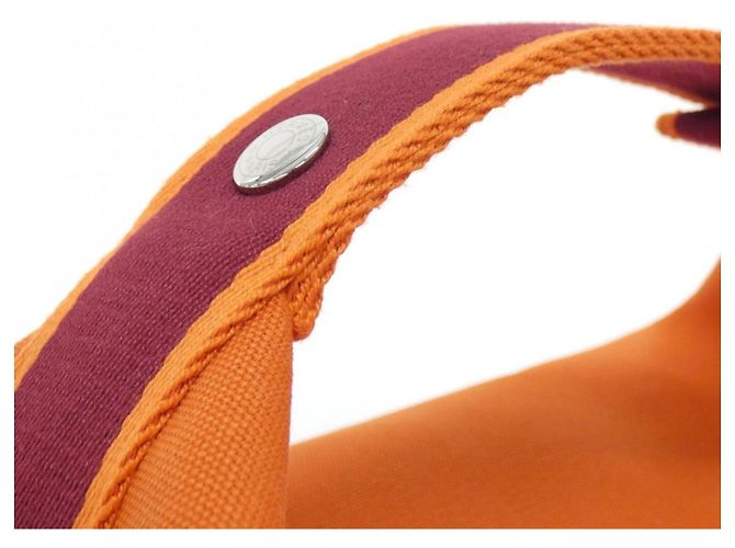 Hermès Hermes Bride à Black GM Handbag Pouch Rot Orange - Ansicht 6