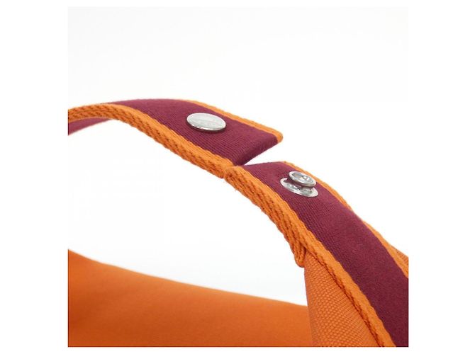 Hermès Hermes Bride à Black GM Handbag Pouch Rot Orange - Ansicht 7
