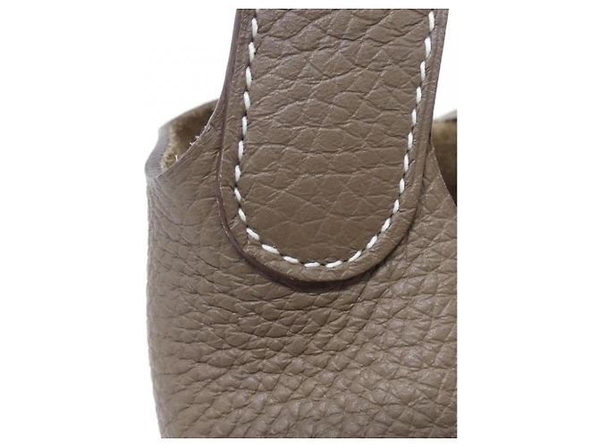 Hermès Hermes Picotin Lock MM Handtasche Taupe - Ansicht 3