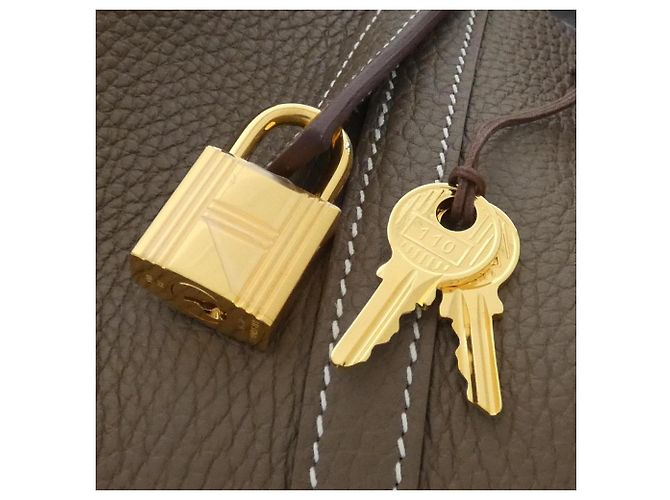 Hermès Hermes Picotin Lock MM Handtasche Taupe - Ansicht 6