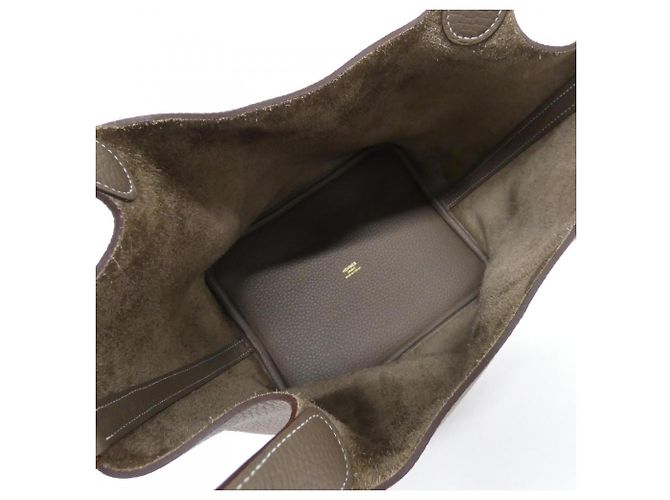 Hermès Hermes Picotin Lock MM Handtasche Taupe - Ansicht 7