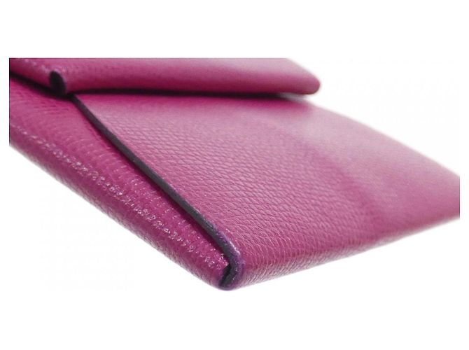 Hermès Monedero Hermes Bastia en Rose Purple Púrpura - vista 3