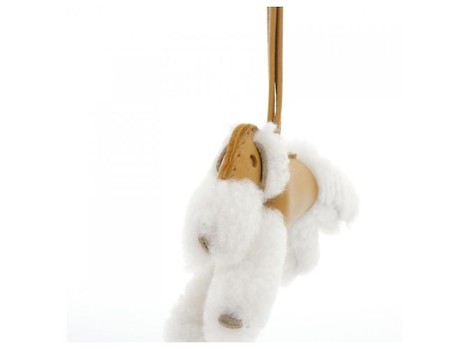 Hermès Hermes Buddy Accessory Bag Charm Castaño Beige - vista 3