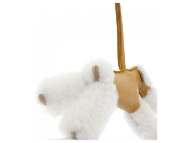 Hermès Hermes Buddy Accessory Bag Charm Castaño Beige - vista 6