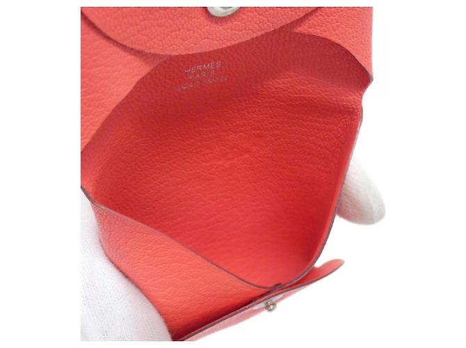 Hermès Portamonete Hermes Bastia Rosa - vista 5