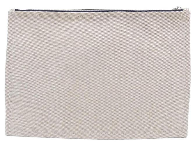 Hermès Borsa Hermes New Yachting GM 103134M e pochette Blu - vista 2