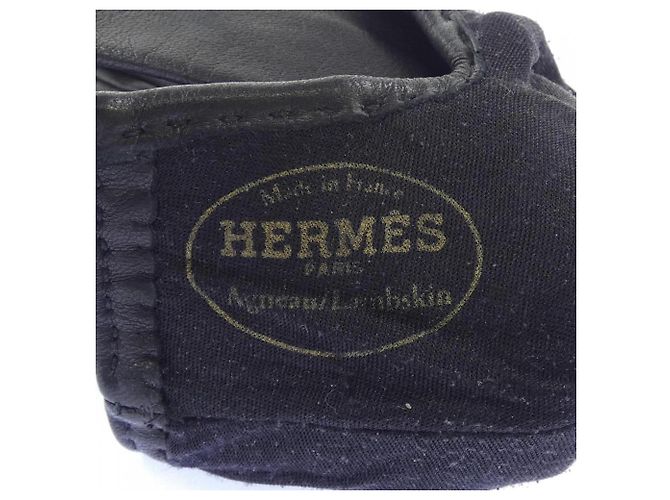 Hermès Hermes Black warme Handschuhe Schwarz - Ansicht 3