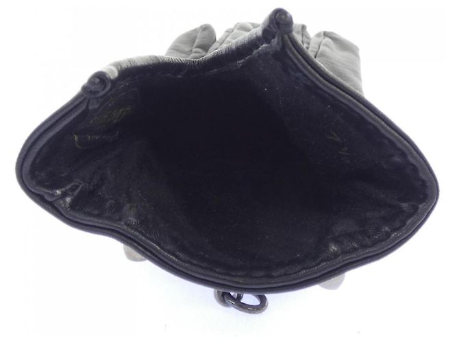 Hermès Hermes Black warme Handschuhe Schwarz - Ansicht 4