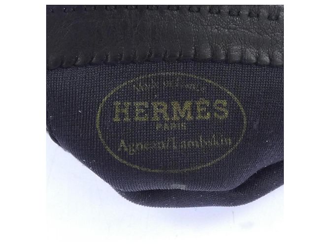 Hermès Hermes Black Warm Gloves - view 3