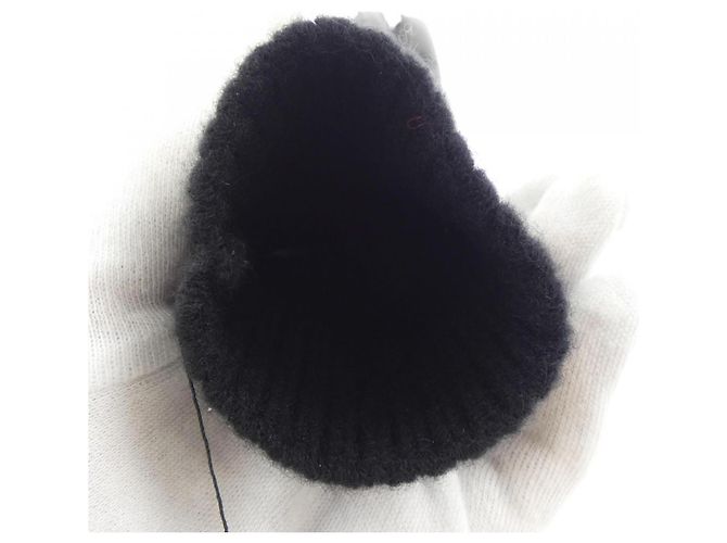 Hermès Luvas de cashmere pretas Hermes Preto - vista 4