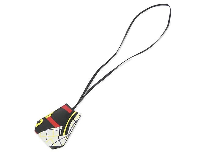 Hermès Hermes SKATE Clochette 500223FJ Halskette Schwarz Rot - Ansicht 2
