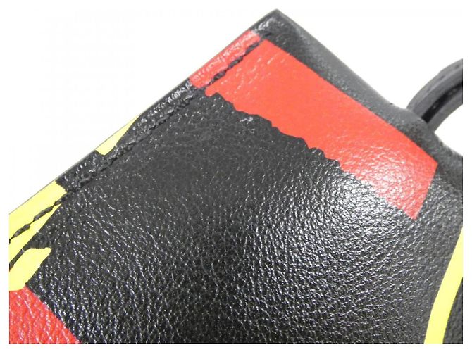 Hermès Hermes SKATE Clochette 500223FJ Halskette Schwarz Rot - Ansicht 3