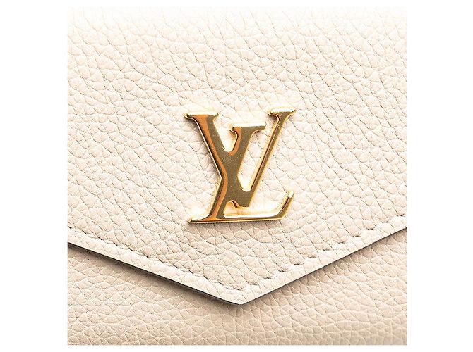 Louis Vuitton Portefeuille Lock Mini Wallet Braun Beige - Ansicht 9