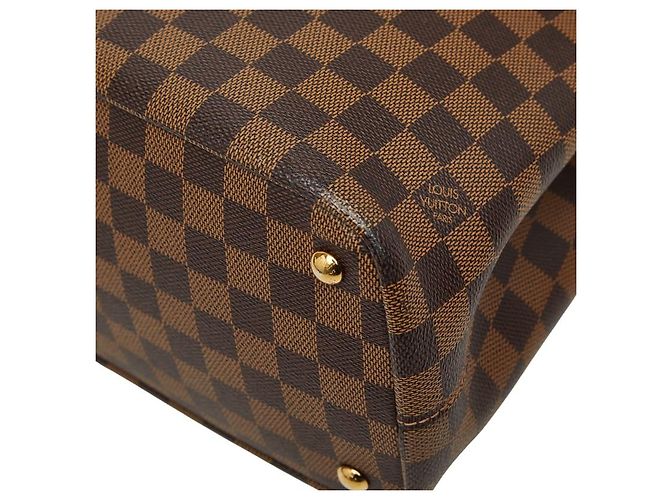 Louis Vuitton Damier Kensington Tote Tasche Braun - Ansicht 4