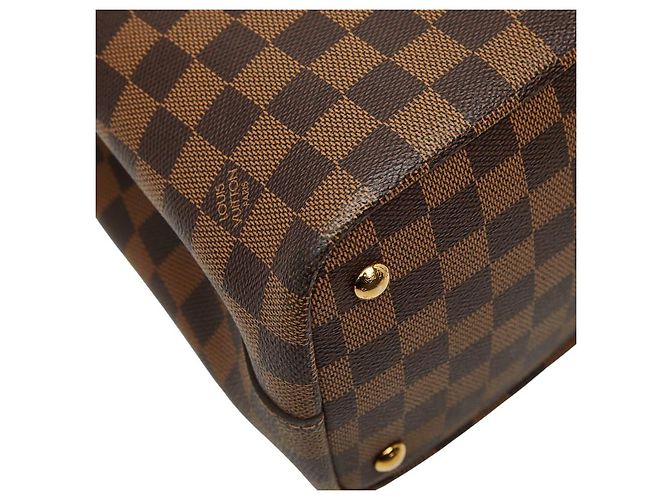 Louis Vuitton Damier Kensington Tote Tasche Braun - Ansicht 7
