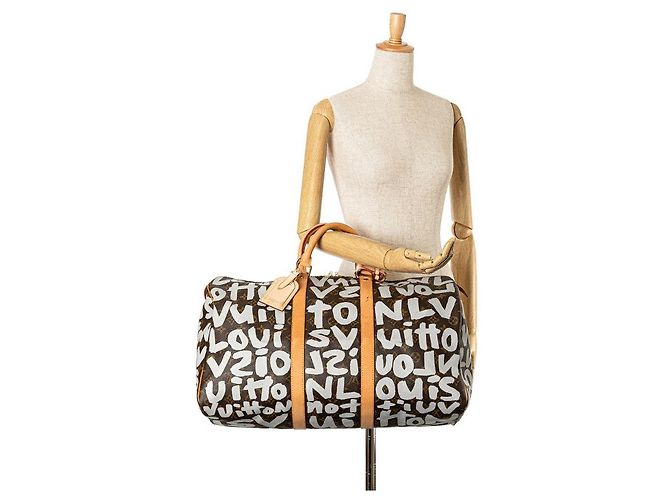 Louis Vuitton Monogram Graffiti Keepall 50 Mehrfarben - Ansicht 10