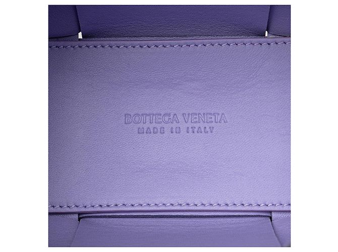Bottega Veneta Maxi Intrecciato Arco Mini Tote Porpora - vista 6