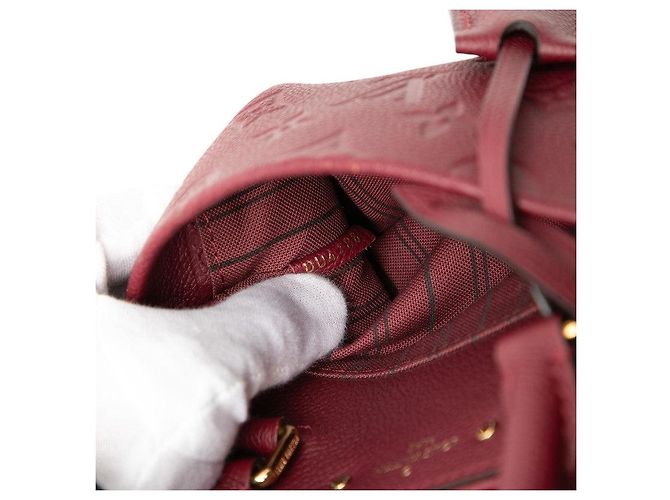 Louis Vuitton Speedy Bandoulière 20 Monogram Empreinte Rosso - vista 6