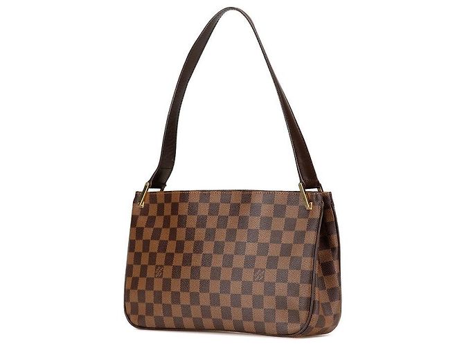 Sac à bandoulière Louis Vuitton Damier Overnue N51129 Marron - vue 2