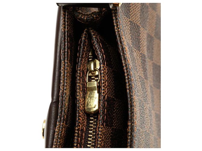 Sac à bandoulière Louis Vuitton Damier Overnue N51129 Marron - vue 7