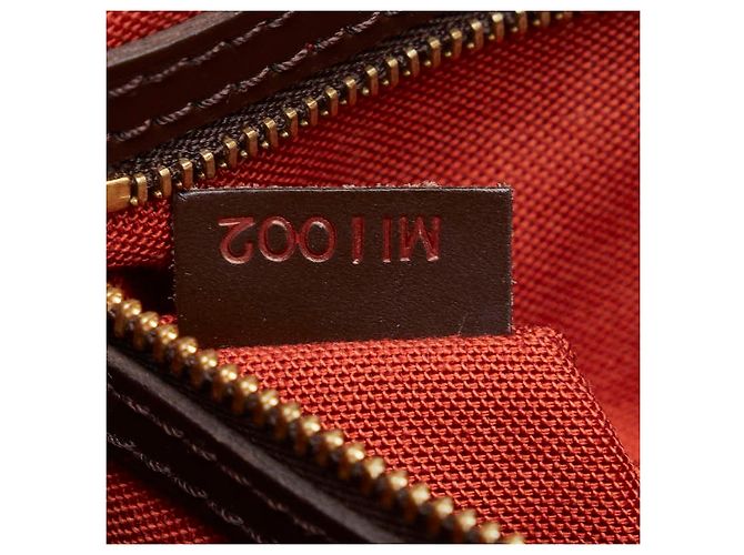 Sac à épaule Louis Vuitton Mini Looping N51148 Marron - vue 8