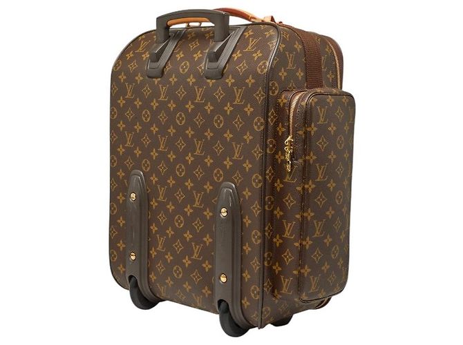 Louis Vuitton Trolley 50 Bosphore Monogram Castaño - vista 2
