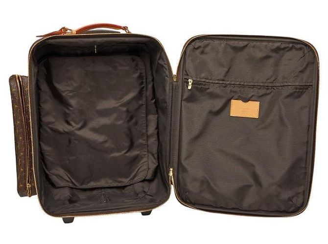 Louis Vuitton Trolley 50 Bosphore Monogram Castaño - vista 9
