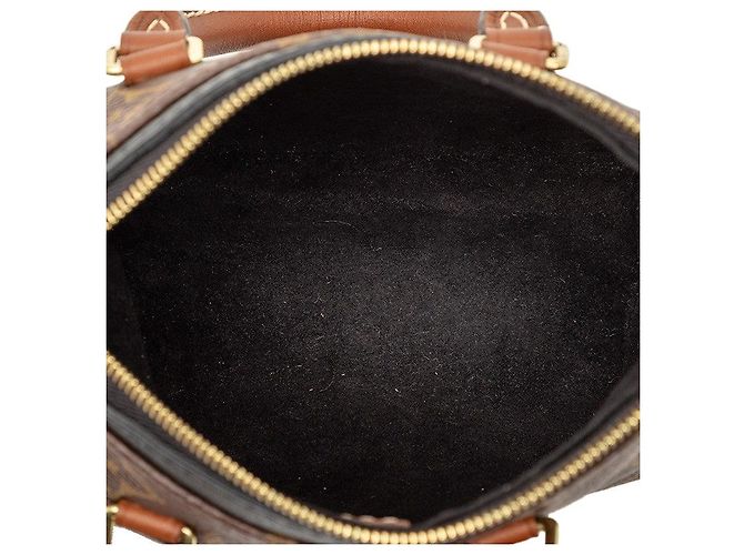 Louis Vuitton Nano Pallas Mini Monogram Schultertasche Braun - Ansicht 4