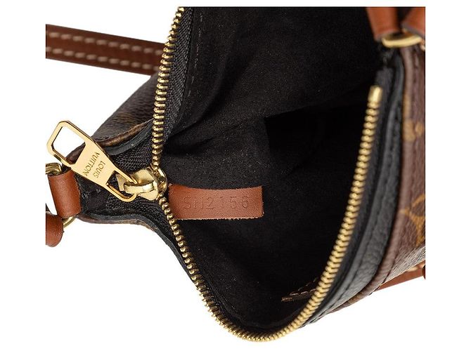Louis Vuitton Nano Pallas Mini Monogram Schultertasche Braun - Ansicht 6