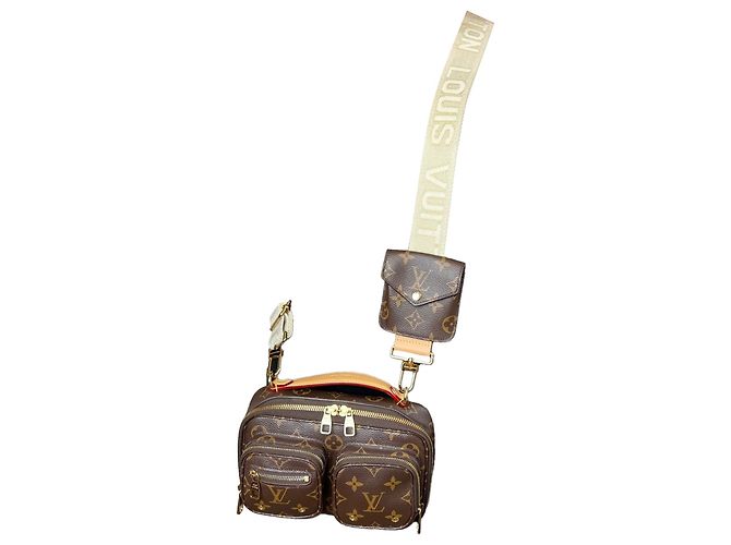Louis Vuitton Utility Monogram Crossbody Bag Braun - vue 10
