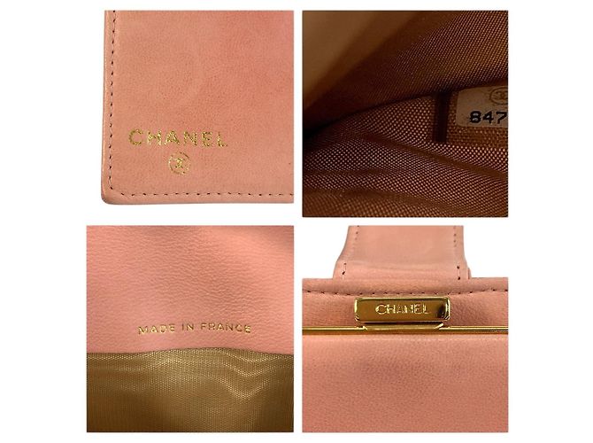 Carteira Longa Chanel Coco Mark Rosa - vista 3