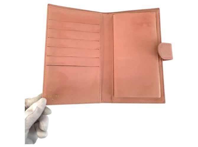 Carteira Longa Chanel Coco Mark Rosa - vista 4