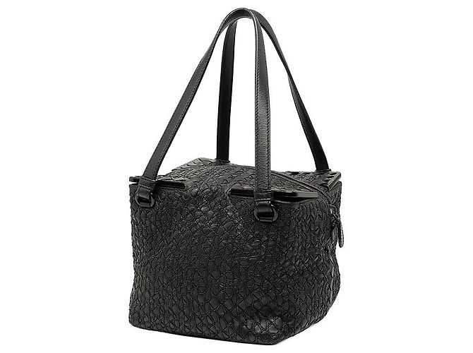 Bottega Veneta Intrecciato Handbag Black - view 2