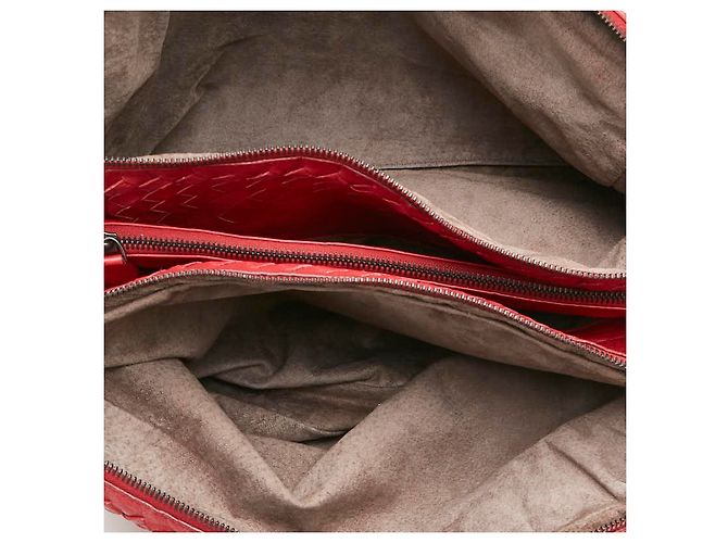 Borsa Tote Bottega Veneta Intrecciato Rosso - vista 10