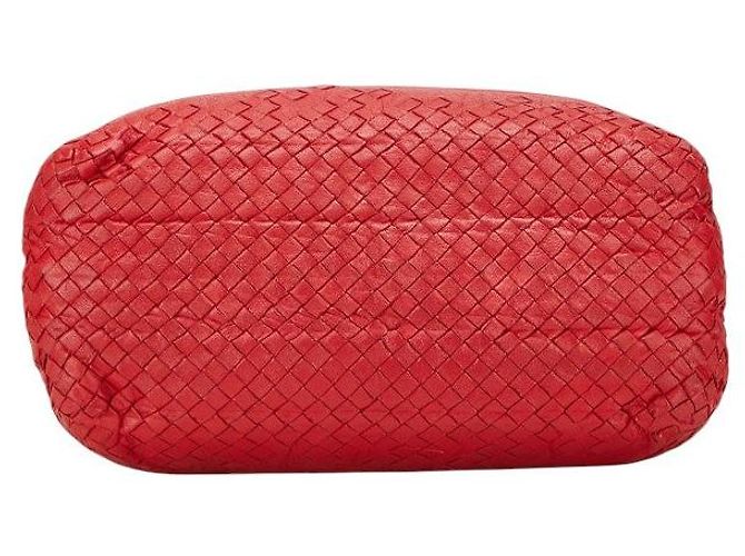 Borsa Tote Bottega Veneta Intrecciato Rosso - vista 3