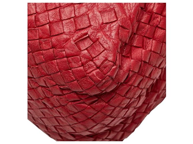 Borsa Tote Bottega Veneta Intrecciato Rosso - vista 4