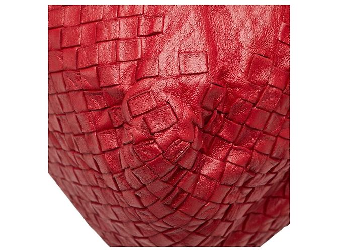 Borsa Tote Bottega Veneta Intrecciato Rosso - vista 6
