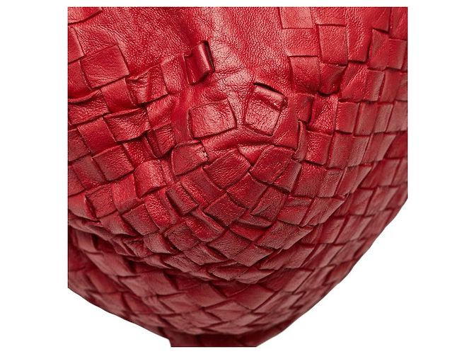 Borsa Tote Bottega Veneta Intrecciato Rosso - vista 7