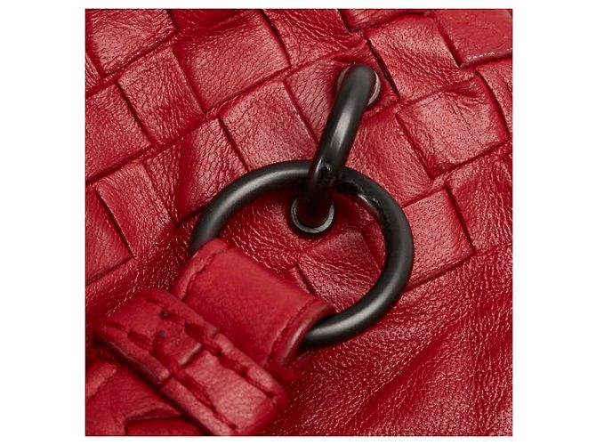 Borsa Tote Bottega Veneta Intrecciato Rosso - vista 8
