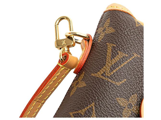 Bolsa de Ombro Louis Vuitton Fold Me Pouch Marrom - vista 5