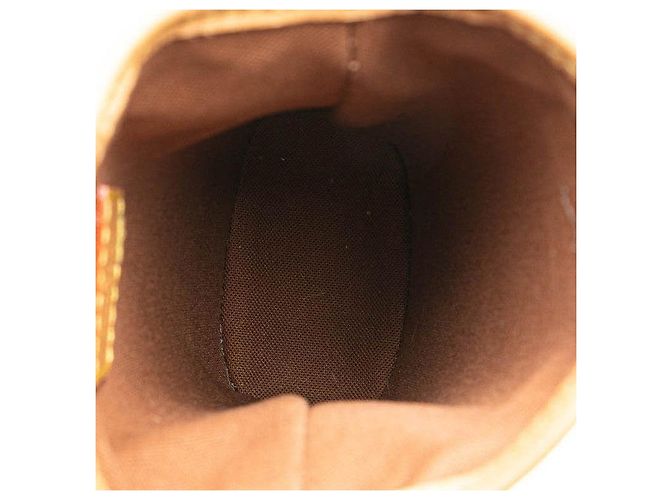 Bolsa de Ombro Louis Vuitton Fold Me Pouch Marrom - vista 6
