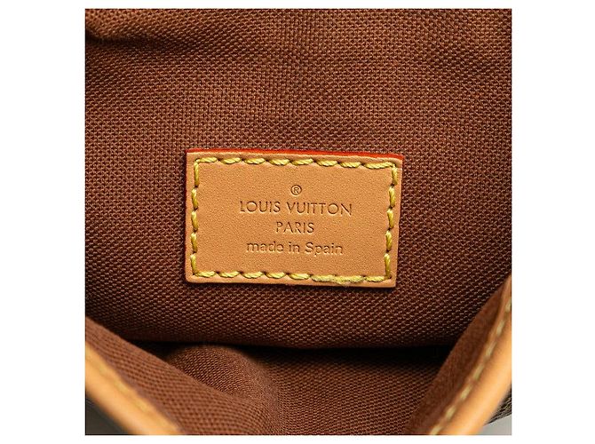 Bolsa de Ombro Louis Vuitton Fold Me Pouch Marrom - vista 9