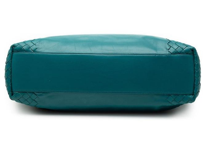 Borsa Tote Bottega Veneta Intrecciato Blu - vista 3