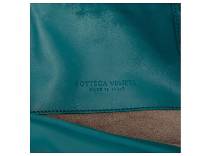 Borsa Tote Bottega Veneta Intrecciato Blu - vista 5