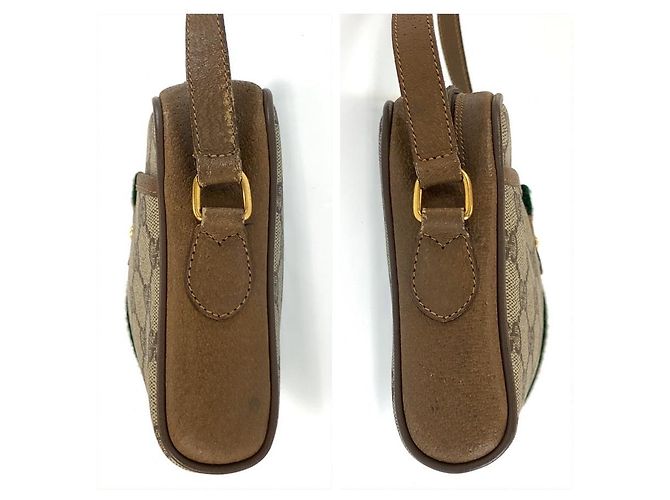 Borsa a tracolla Gucci GG Supreme Marrone Beige - vista 7