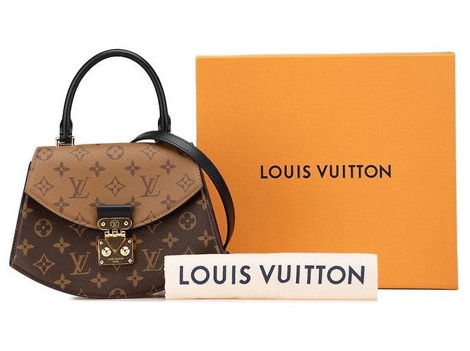 Sac à main Louis Vuitton Reverse Tilsit M46548 Marron - vue 10