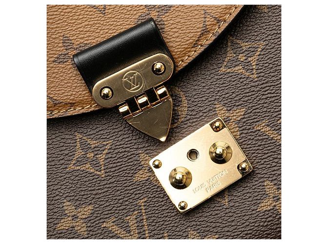 Sac à main Louis Vuitton Reverse Tilsit M46548 Marron - vue 6